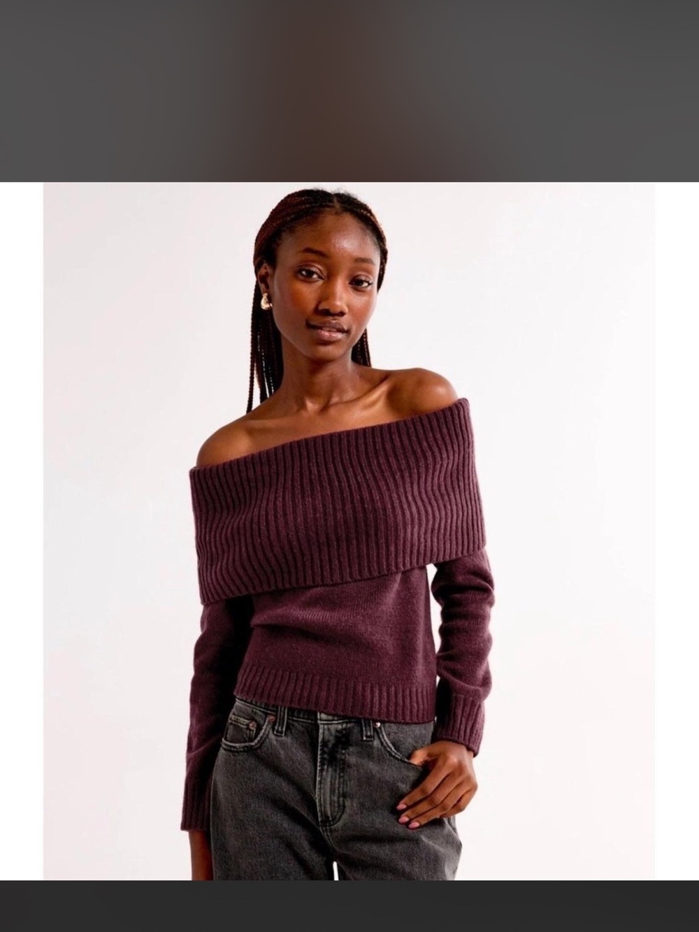 Abercrombie off the shoulder sweater